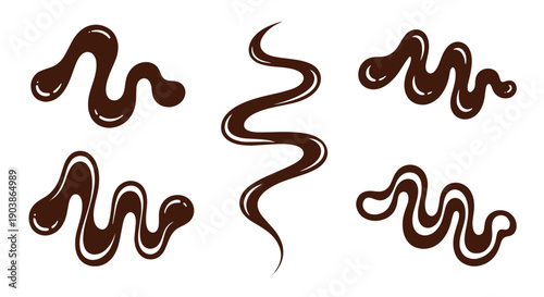 Chocolate Drizzle color vector clean design