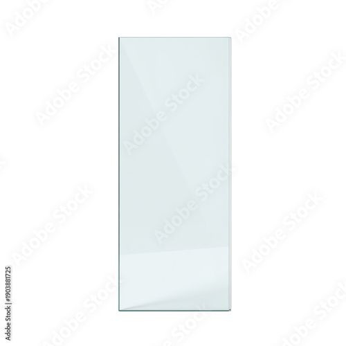 Tall Glass Mirror Placed Against a White Wall in a Well-Lit Indoor Space Duri...