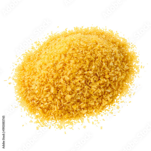 Golden Cornmeal on a Surface, Used for Cooking and Baking in Various Dishes a...