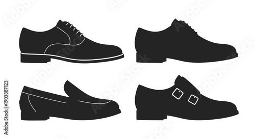 Formal Shoes Line art color