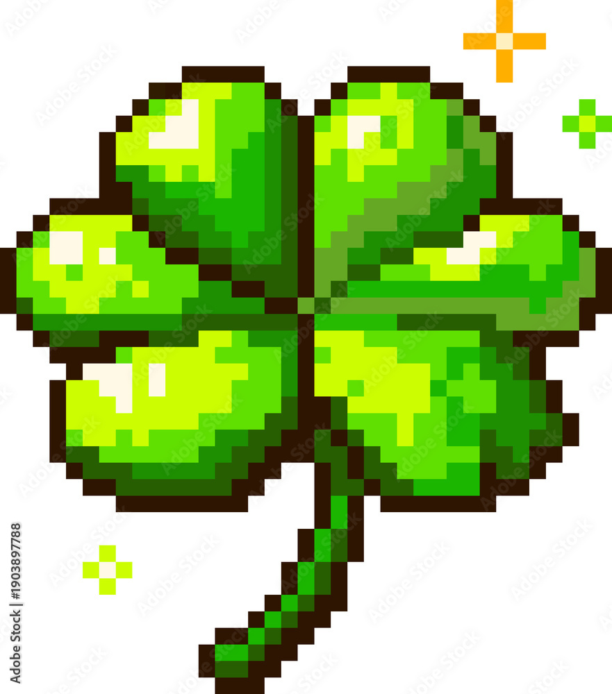 Obraz premium pixel nature things game