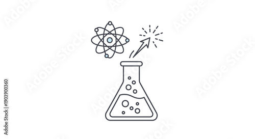 Beaker with Atom and Spark.