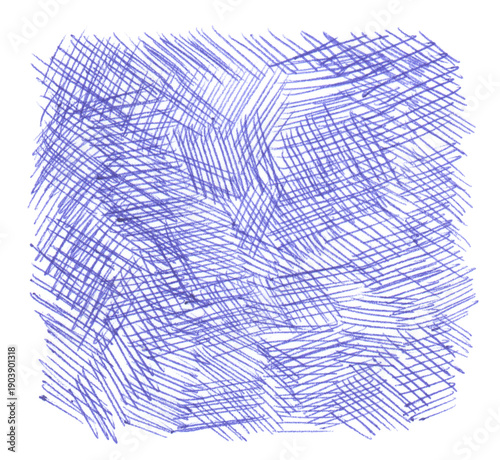 Wallpaper Mural Blue Hand drawn scrawl sketch ballpen, Pen, pencil, pastel line hatching art grunge texture on white background. Torontodigital.ca