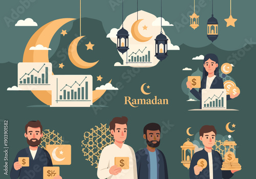 A cheerful man holding dollar bills, symbolizing financial success and wealth. Ideal for marketing content on finance and savings.