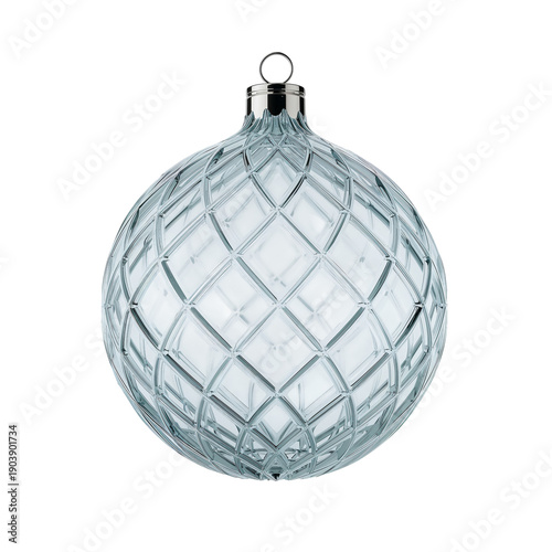 Crystal Flower Design Sitting on a Flat Surface With Intricate Details