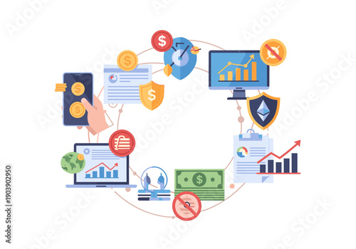 A serene minimalist design featuring a partial view of Earth, evoking calmness and environmental awareness, perfect for eco-friendly campaigns.