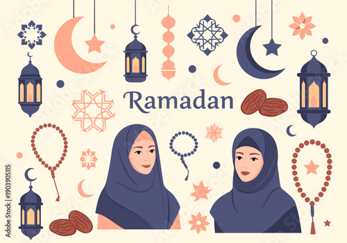 A serene illustration evoking spirituality and celebration, perfect for cultural events and religious content.