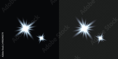 White Star Sparkle Glow