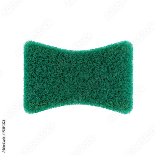 Cleaning Sponge Used for Washing Dishes or Scrubbing Surfaces in Home Kitchens