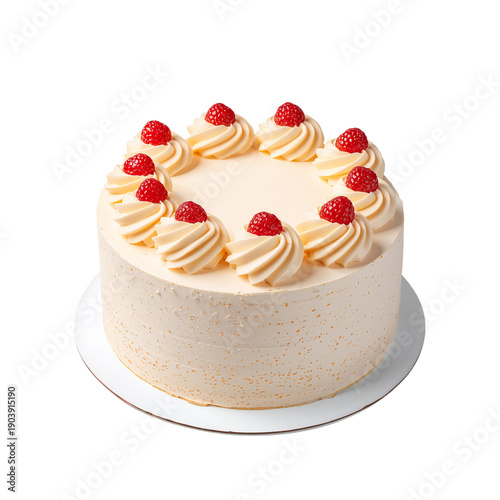 Strawberry Cake With Green Frosting and Fresh Strawberries on Top is Perfect ...