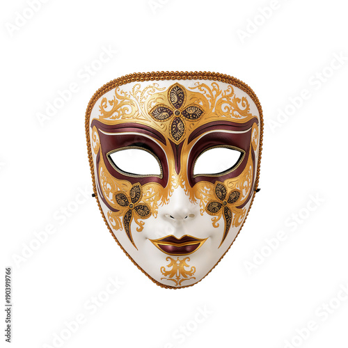 Bright Mask With Intricate Design for a Costume or Festival Celebration in a ...
