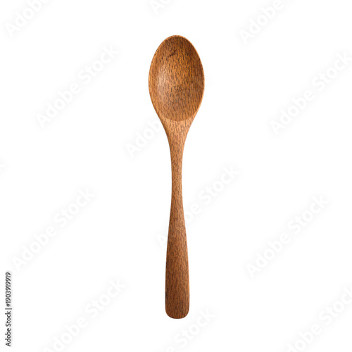 Wooden Spoon Placed Upright on a Flat Surface With a Simple Design Well Suite...