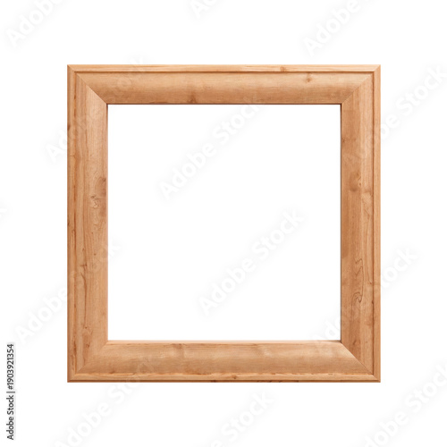 Blank Wooden Frame Ready to Display Art or a Photo in a Simple Setting
