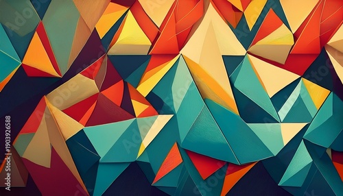 abstract triangles background texture