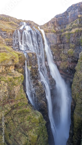 Glymur Waterfall on New Year’s Day – Iceland