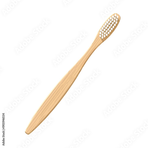 Eco friendly bamboo toothbrush for sustainable oral hygiene.