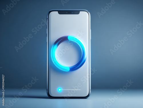 Mobile Loading Screen with Progress Indicator