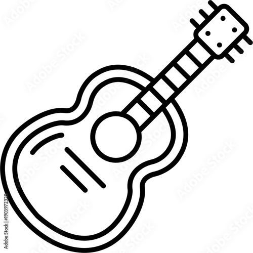 Guitar Outline Icon