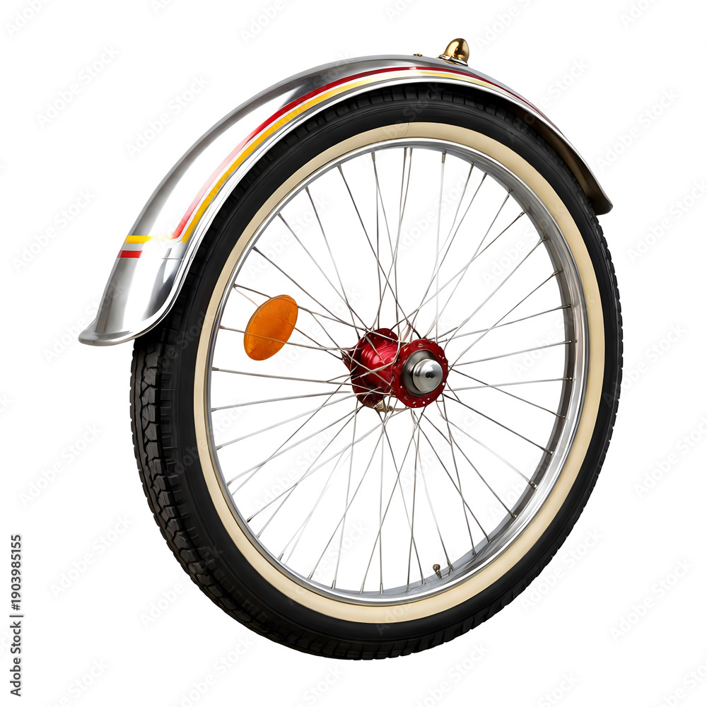 Fototapeta premium Rickshaw Wheel Tire