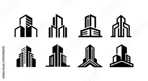 Minimal Urban Skyline Icon Pack