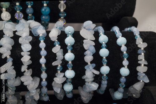 Photo of natural stone handmade bracelets     
