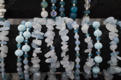 Photo of natural stone handmade bracelets    