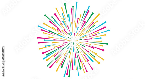 Colorful Pencils Arranged in Circular Pattern.