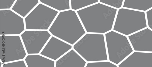 Polygonal Mosaic Frame Photo Collage Design for Photography Presentation and Gallery