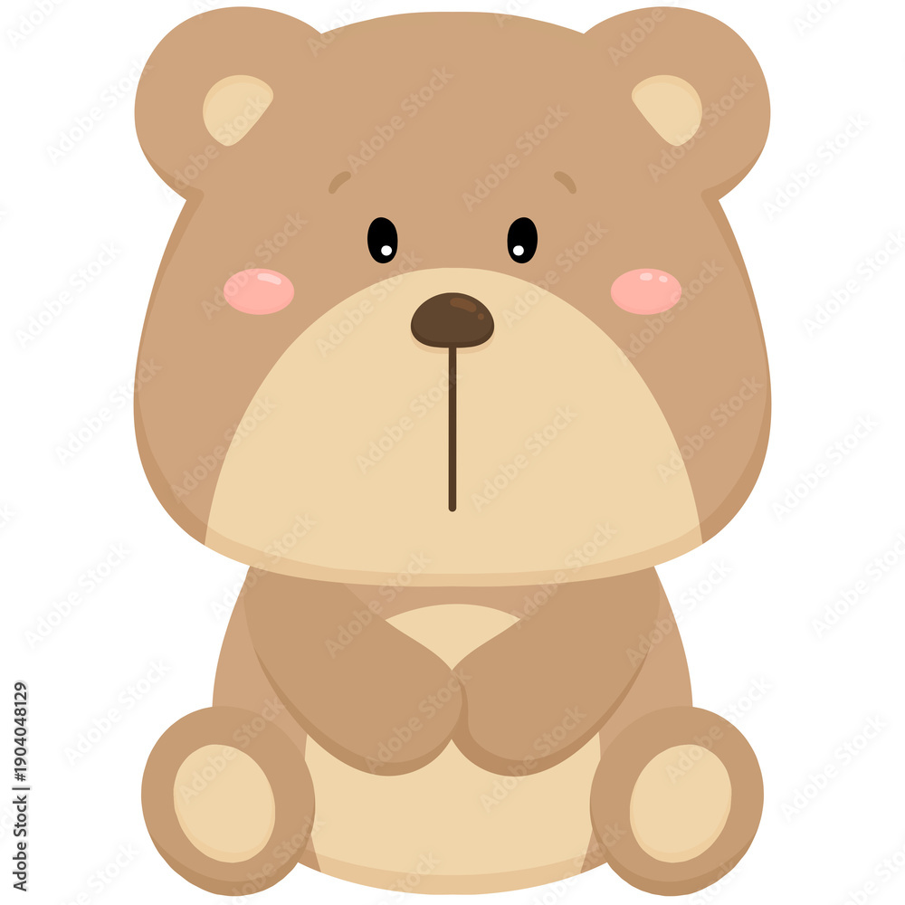 Obraz premium teddy bear cartoon