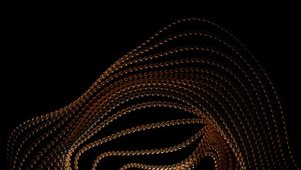 Luxury gold abstract sphere background design for creative projects