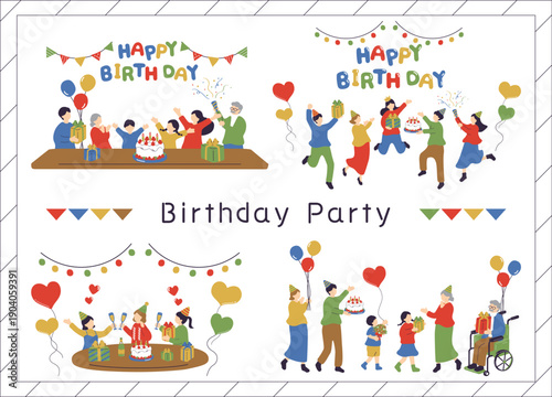 みんなでお祝いする誕生日