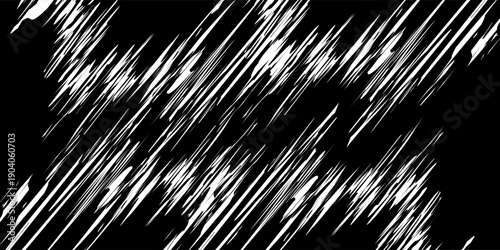 Grunge black texture on white background (Vector). Use for decoration, aging or old layer