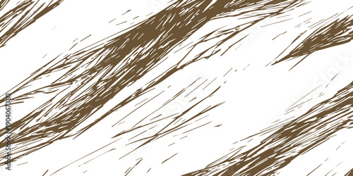 An abstract macro texture of natural yellow wheat ears and dry straw grass creates a flowing pattern on a white background with subtle light brown nature agriculture lines