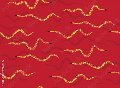 Snake Blood Python Seamless Background Wallpaper Pattern