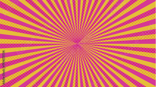 太陽　スクリーントーン　模様　背景