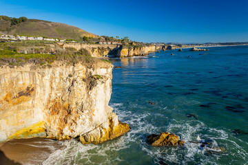 Pismo Beach Shore Cliffs Dinosaur Cave Park California