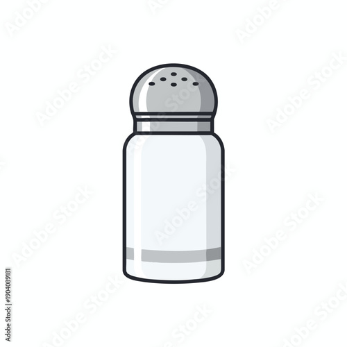 Transparent Salt Shaker Illustration