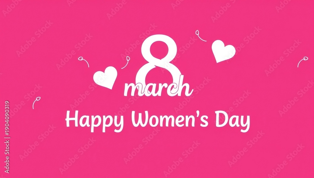 Fototapeta premium Celebrating international women's day on march 8