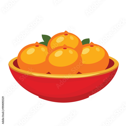 Orange Chinese Vector