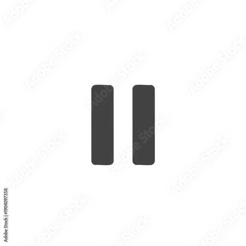 Pause Button Design Element