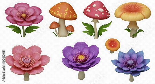 Enchanted Bloom & Fungi