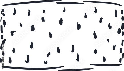 Texture in the form of various small spots and framing lines at the top and bottom.