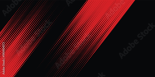 Halftone dots red and blue color pattern gradient grunge texture background. Dot pop art comic sport style vector illustration. modern background