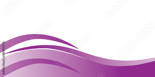 Curved Header and Footer Element . Abstrack Purple with waves . wave purple and modern trendy design ilustration