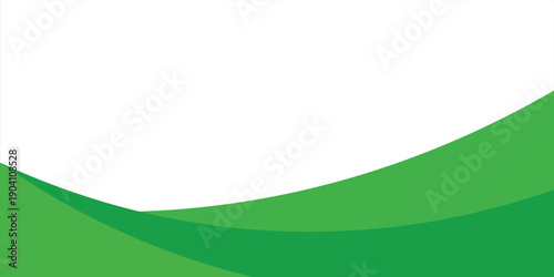 Curved Header and Footer Element. Vector Illustration