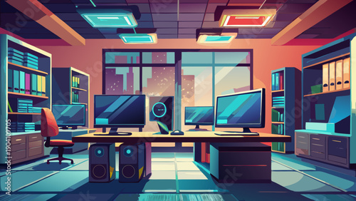 Modern living room blending cozy warmth with sleek futuristic design elements