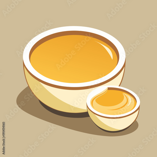 French Creme Brulee Desserts in Bowls
