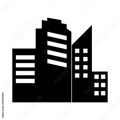 city ​​building illustration design
