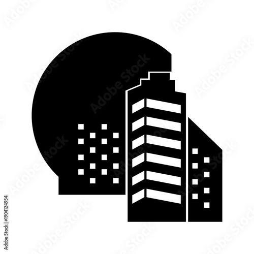 city ​​building illustration design