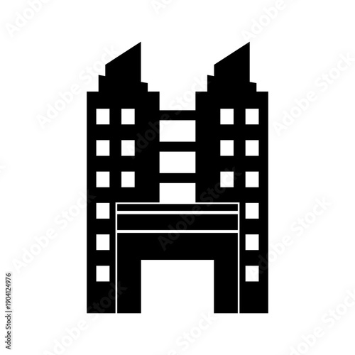 city ​​building illustration design